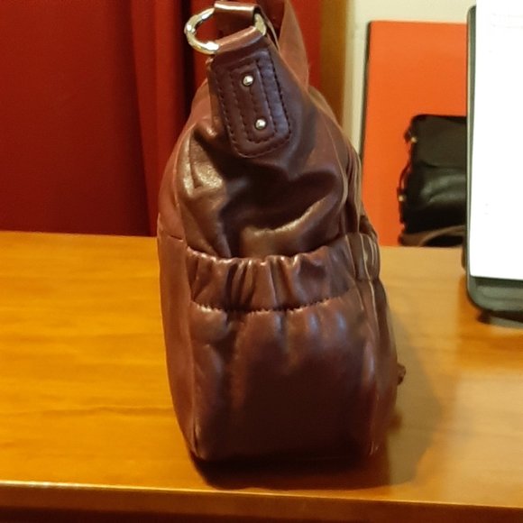 Michael Kors Brown Leather Shoulder Strap Bag - like new - Picture 4 of 5